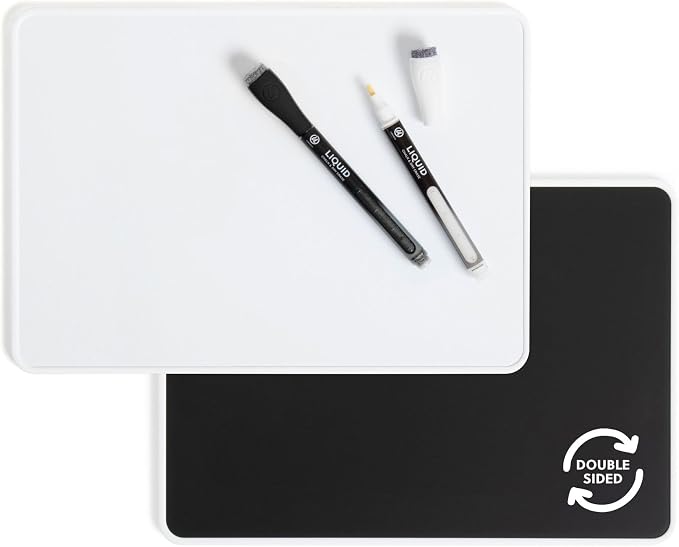 U Brands Double-Sided Lap Board, 8.25 x 11.75, Dry Erase and Chalkboard Surfaces by UBrands