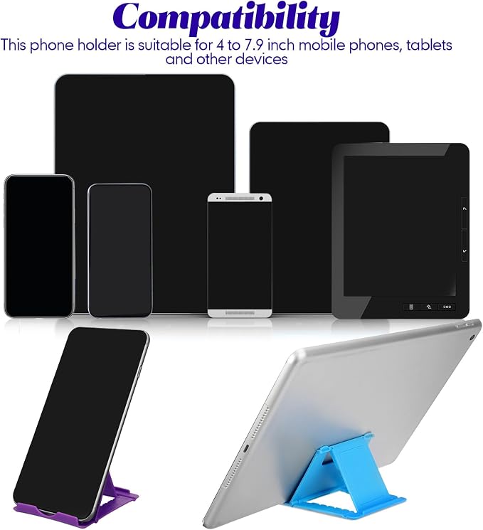 Macarrie 24 Pcs Cell Phone Stand, Universal Foldable Tablet Stand - Image 3