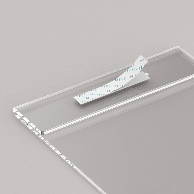 HIIMIEI Acrylic Sign Holder 8.5 x 11 Wall Mounted - Image 3