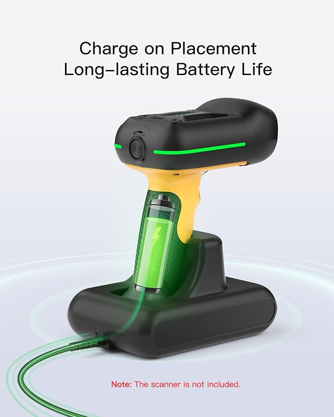 Inateck Barcode Scanner Charging Base, Suitable - Image 3