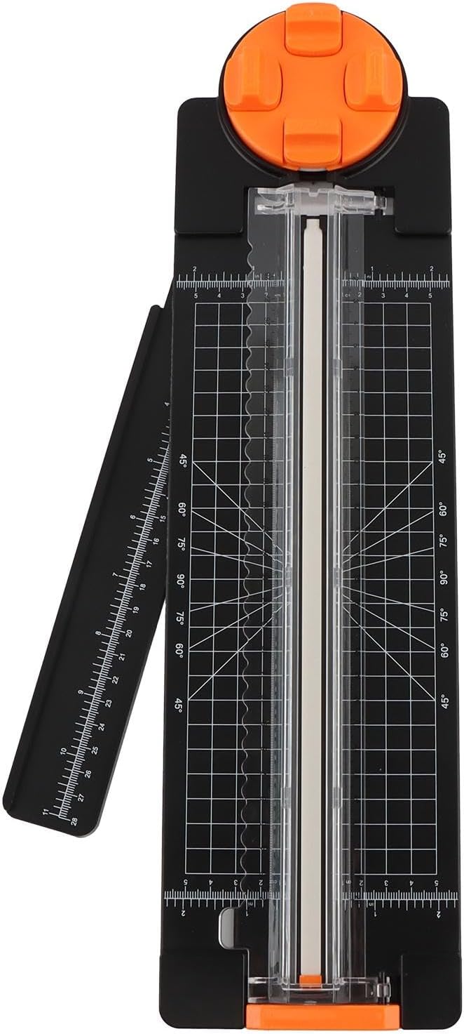 Paper Cutter for Craft, 4-in-1 Paper Trimmer, Perforated & Creasing Blades for by Unknown