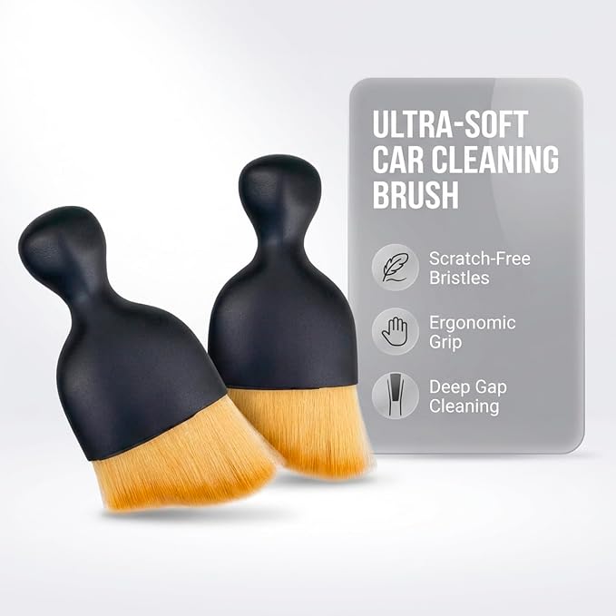 3 Pcs Exquisite Microfiber Duster Brushes, Car Detailing Brushes, Feather Duster - Image 3