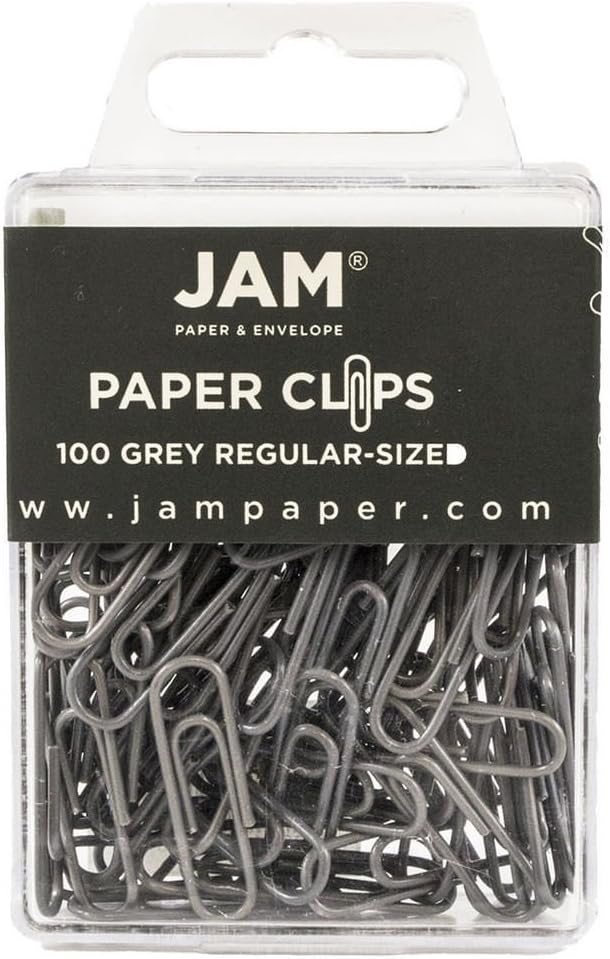 JAM PAPER Colorful Standard Paper Clips by JAMPaper