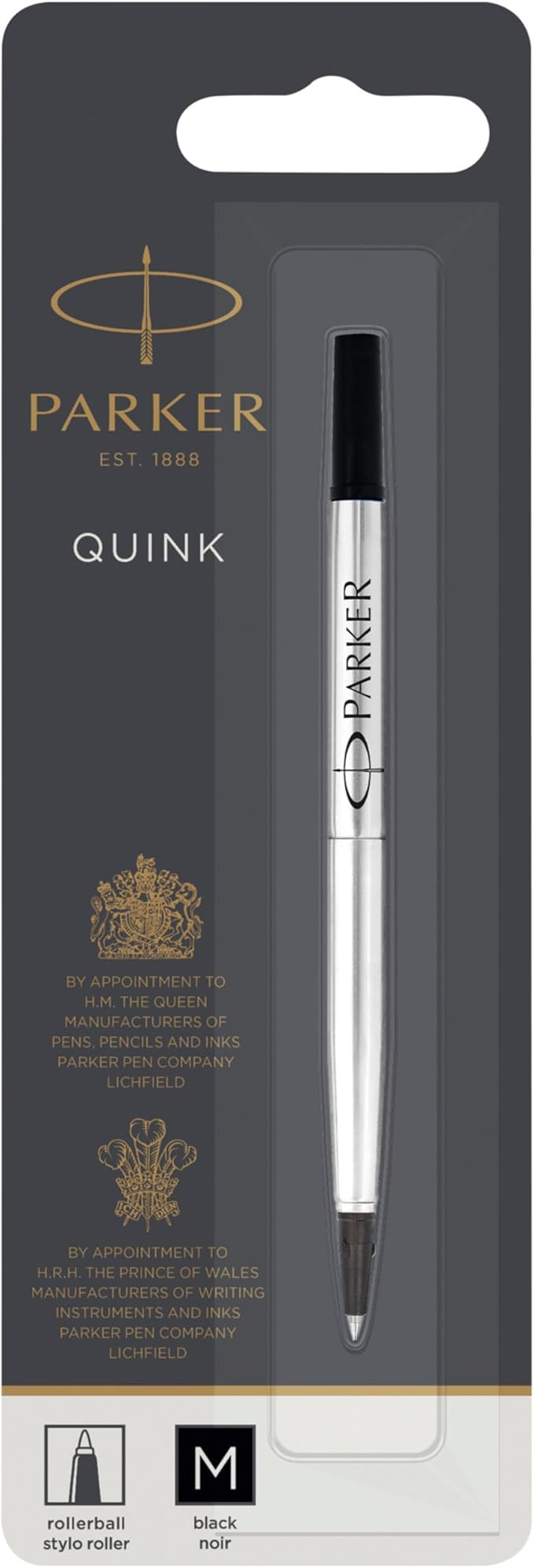 Parker Refill for Parker Roller Ball Pens, Medium Conical Tip by Unknown