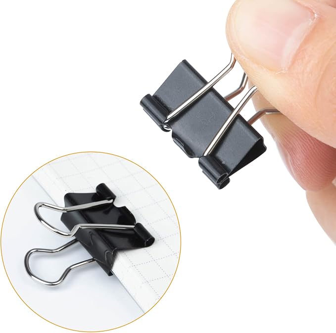 50 Pcs Small Binder Clips for Paperwork, Bookmark and Cable Management - Image 6