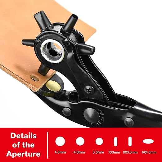 Leather Hole Punch, Belt Hole Puncher - Image 2