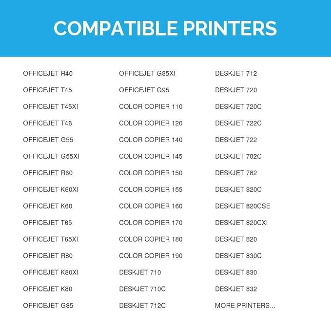 LD Products Remanufactured HP 45 51645A Ink Cartridge Replacements for PhotoSmart: 1000 1100 1100xi 1115 1115cvr 1215 1215vm 1218 1218xi 1315 1315vm P1000 P1000xi P1100 P1100xi P2100 (Black 2-Pack)-DeskLoop Office