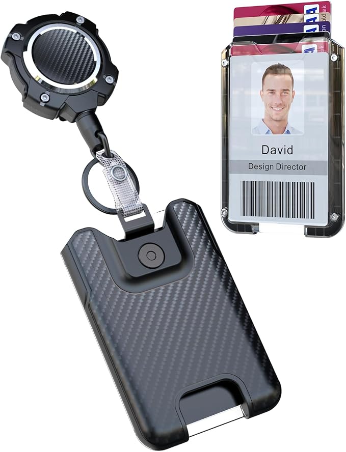 LIUGX Retractable Badge Holder by LIUGX