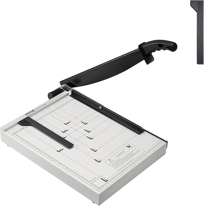 VEVOR Paper Cutter, Guillotine Trimmer, 16 Sheets Capacity, Heavy Duty - Image 9