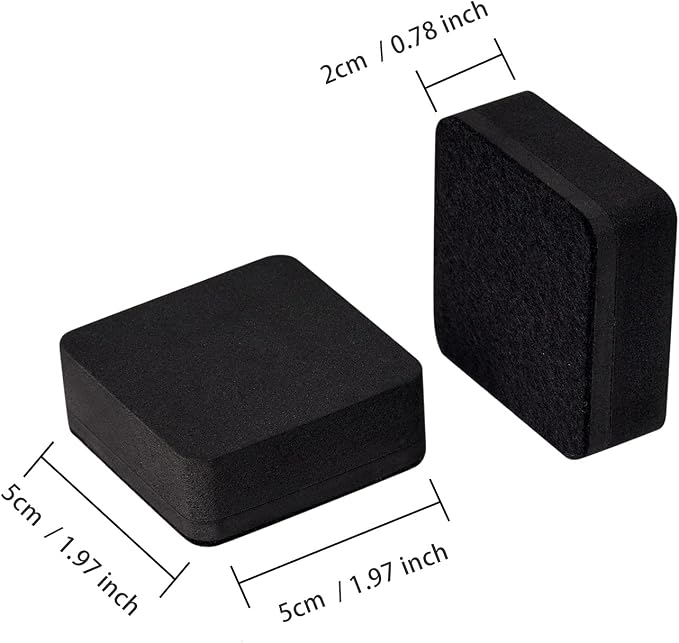 Favourde 48 Pack Magnetic Whiteboard Dry Erase Erasers Chalkboard Cleansers - Image 2