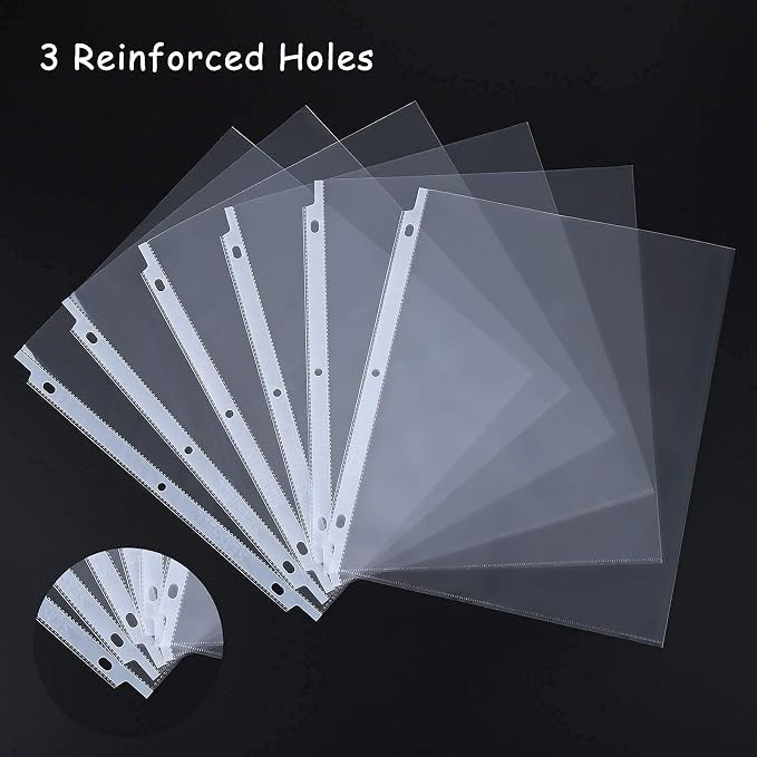 Seashell 200 Pack Heavy Duty Sheet Protectors 8.5 x 11, Letter Size Plastic - Image 6