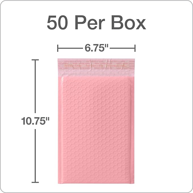 Quality Park Bubble Mailers, 6 x 9, Padded Envelopes, Shipping Bags, Water - Image 7