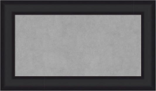 Amanti Art Black Framed Magnetic Board 17x29 Small Vision Board by AmantiArt