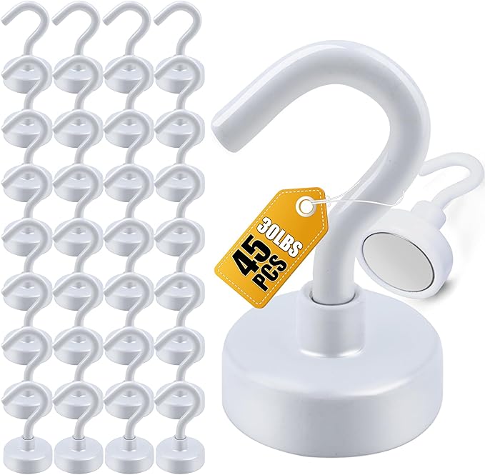 DIYMAG Magnetic Hooks for Refrigerator, Extra Strong Cruise Hook, Heavy Duty by DIYMAG