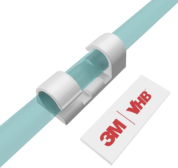 Cable Clips with Strong Self-Adhesive, XIAOXI Cable Management TV PC Wire by ProfessionalCableManager