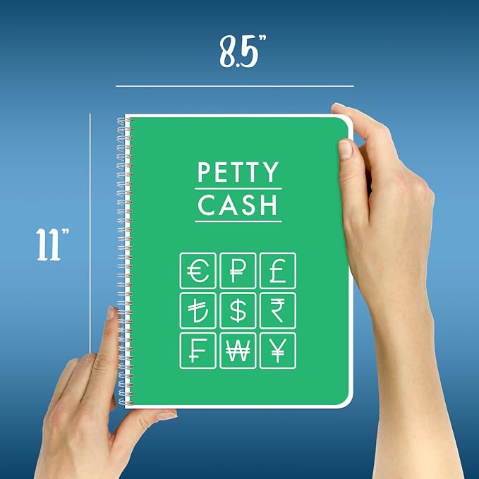 BookFactory Petty Cash Log Book/Petty Cash Record Book/Notebook/Journal - Image 3