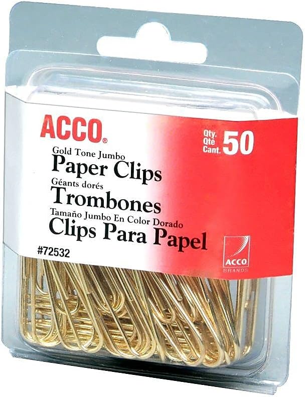 ACCO Paper Clips, 50 Clips/Box - Image 2