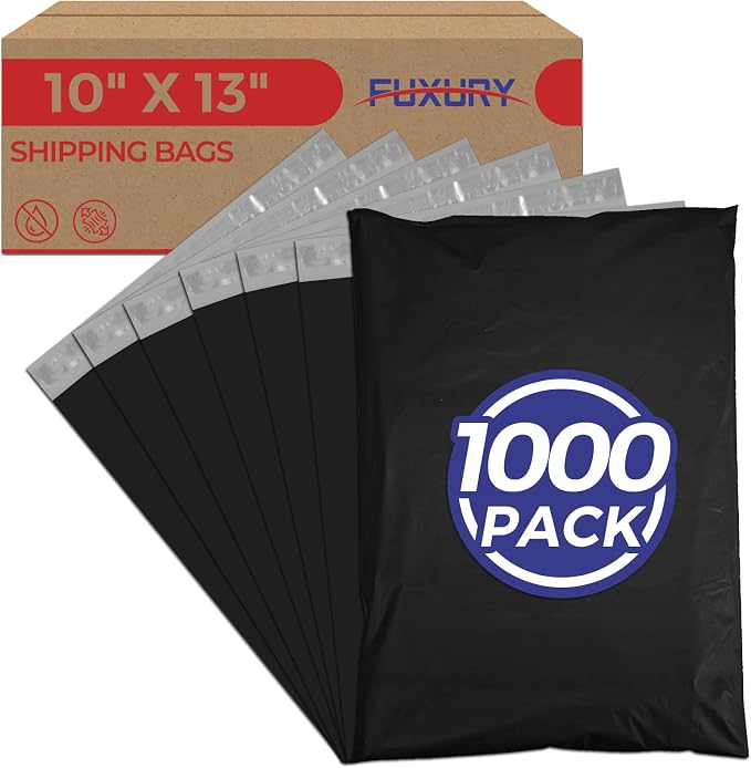 Fuxury 10x13" Poly Mailers 1000 Pack Bulk, Shipping Bags by Fuxury