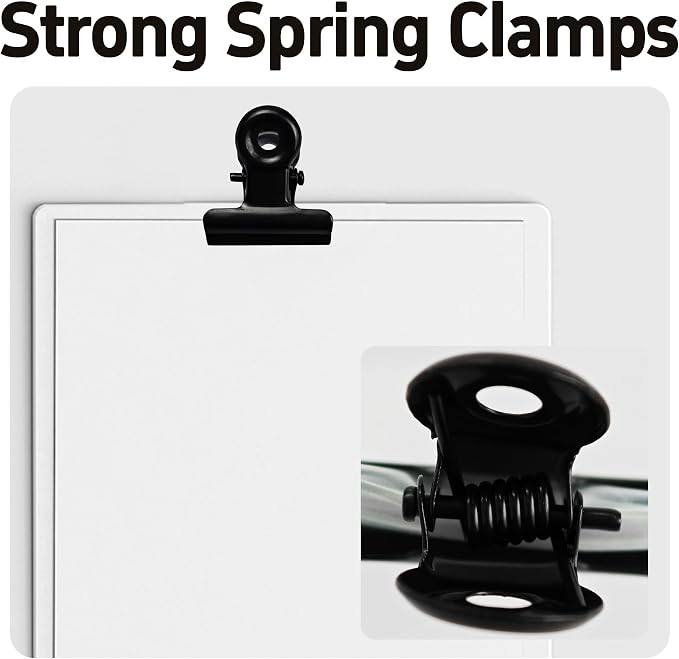 30Pcs 22mm Metal Binder Clips, Mini Bulldog Paper Clamps Bull Clips, Hinge Clips - Image 5