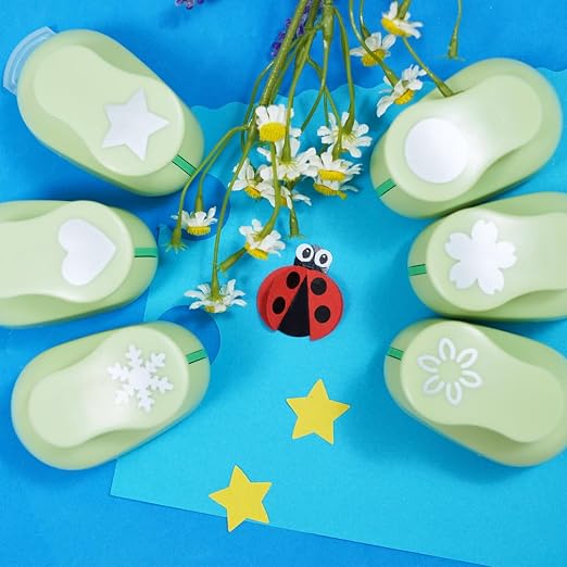 UCEC Paper Punches for Crafting, Hole Punch for Kids, 1 Inch Craft Hole Punch - Image 8