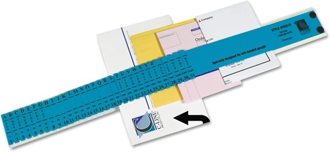C-Line 2 1/2 x 23 1/2 Inches Left-Handed All-Purpose Document Sorter - Image 2