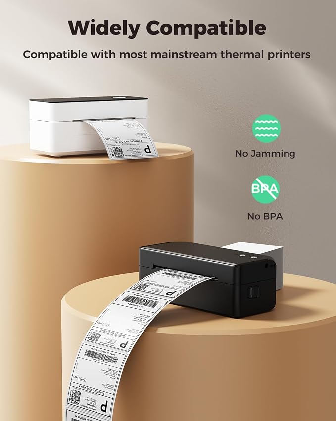 SVANTTO 4x6 Thermal Labels, Strong Adhesive and Perforated Shipping Labels - Image 4