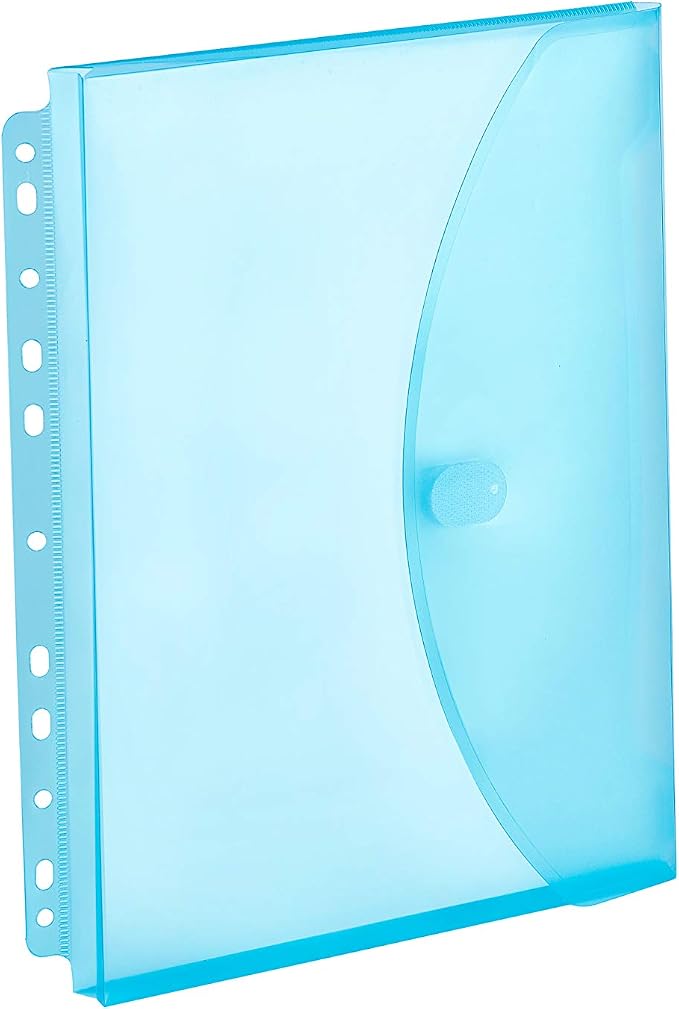 FANWU 10 Pack Assorted Color Expandable Poly Binder Pocket, 3/4-inch Gusset - Image 5