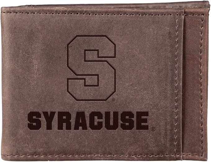 Team Sports America NCAA Syracuse University Front Pocket Slim Wallet by TeamSportsAmerica