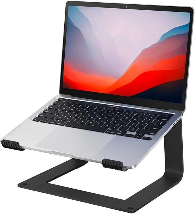 Laptop Stand for Desk Portable Computer Riser Metal Notebook Holder Printer by Unknown