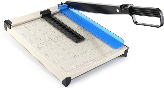Guillotine Paper Cutter, A4 Paper Cutter, Heavy Duty Paper Trimmer by Unknown