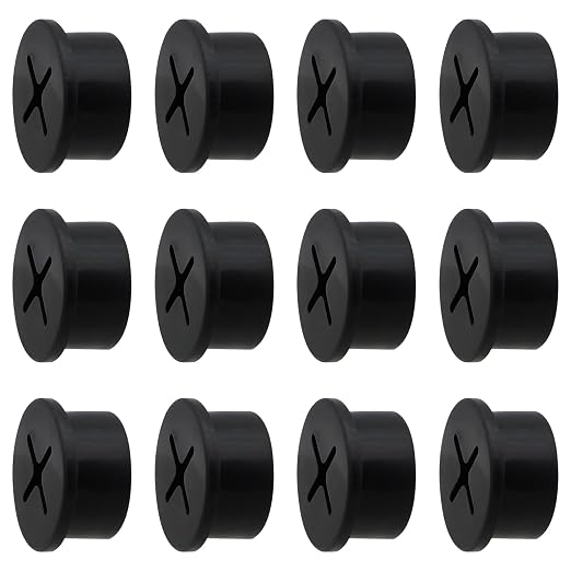 Desk Grommet, 3/4 Inch Flexible Rubber Grommets, Silicone Cable Cord Grommet by KITANIS