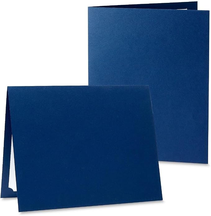 Plain Blue Certificate Folders - Image 3
