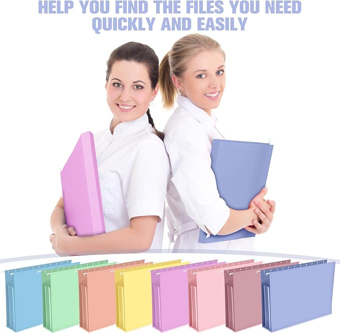 Sepamoon 40 Pcs Hanging File Folders Extra Capacity File Folders Letter Size - Image 7