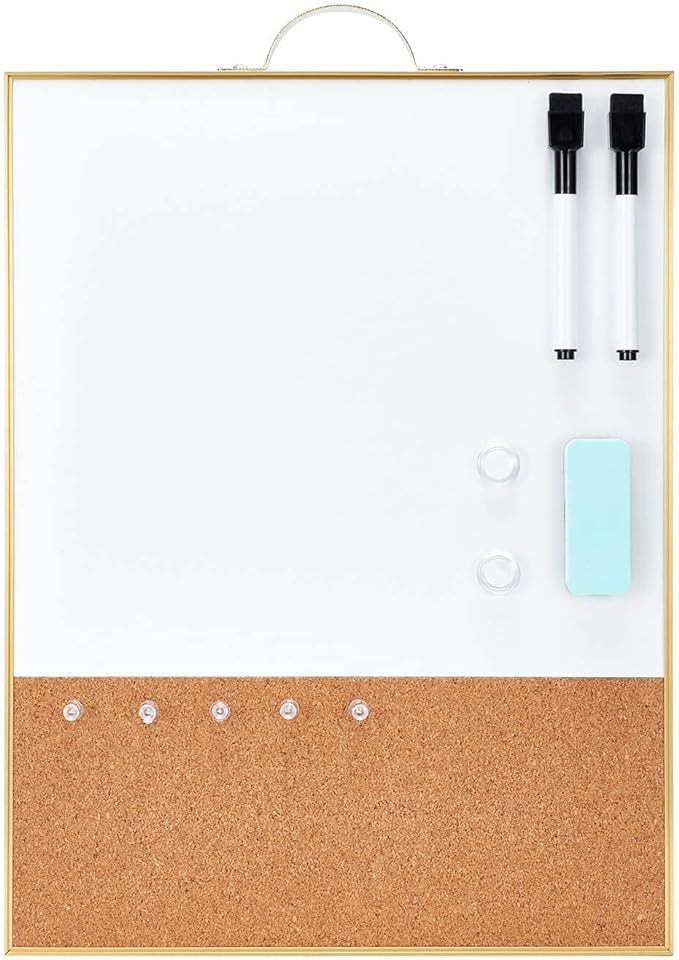 TSJ OFFICE Small Combination Board by TSJOFFICE-WipeCleanThinkGreenWorkSmart