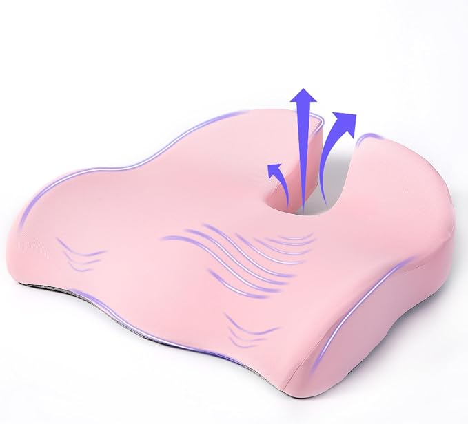 Seat Cushion for Office Chair, Large Thick Seat Cushion for Tailbone Pain Relief by DAPOTUGI