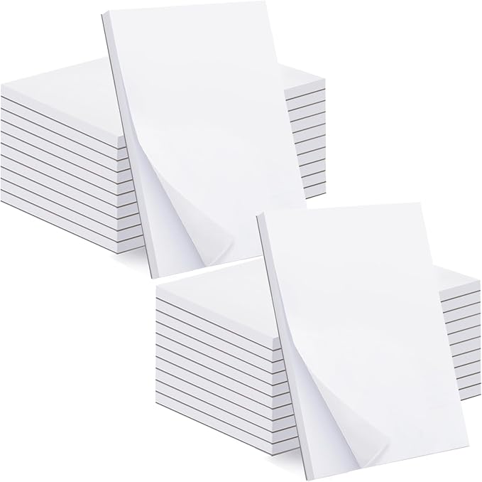 Beieverluck 20 Pack Note Pads 4x6, Small Notepads Memo Pads, 50 Sheets Per Note by Beieverluck