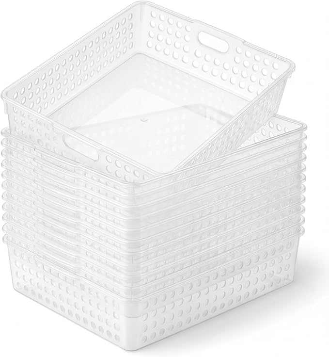 Geetery 12 Pack Classroom Storage Baskets by Geetery