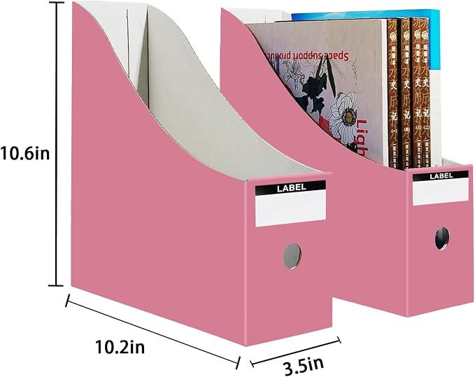 Limitliho 6 Pack Cardboard Magazine Holder - Image 3