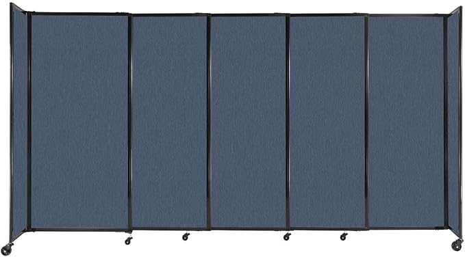 Versare Straightwall Sliding Portable Wall Partition | Freestanding Office by VERSARE