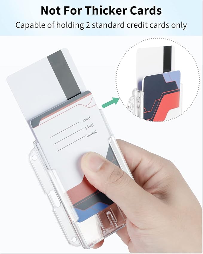 Pawfly 2 Pack Horizontal 2-Card Badge Holders - Image 2