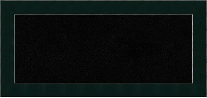 Amanti Art Black Cork Board for Wall, 16x34 Vision Board with Black Wood Frame, Medium Corkboard Office Decor for Home Organization, Modern Corkboard Pinboard to Display Items for Home Organization-DeskLoop Office