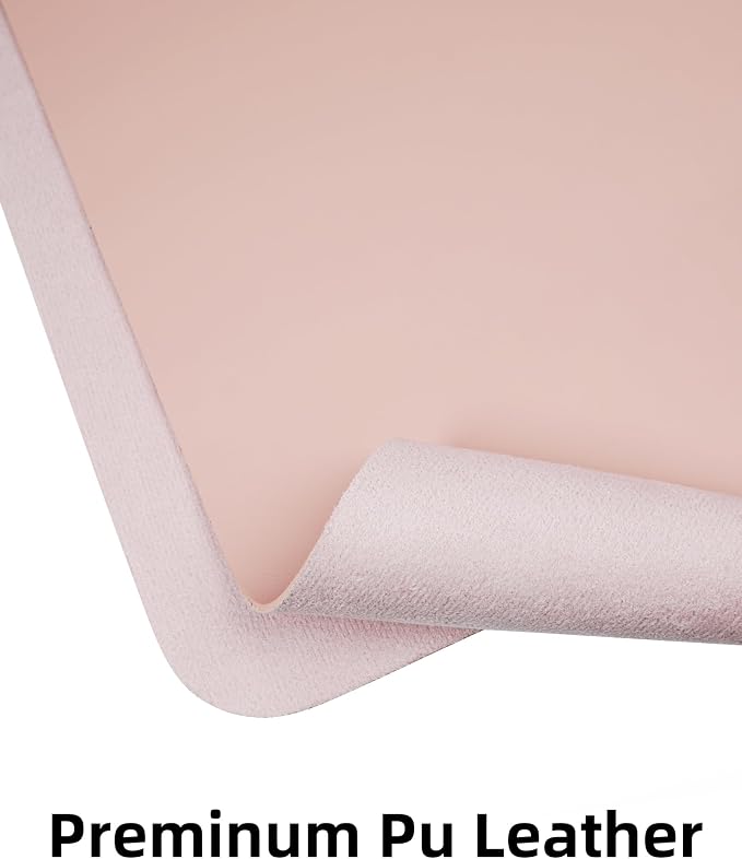 Leather Desk pad Protector, Large Desk mat, Mouse pad, Non-Slip Desk pad - Image 5