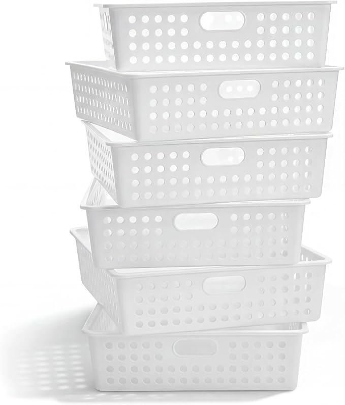 Geetery 6 Pack Classroom Storage Baskets by Geetery