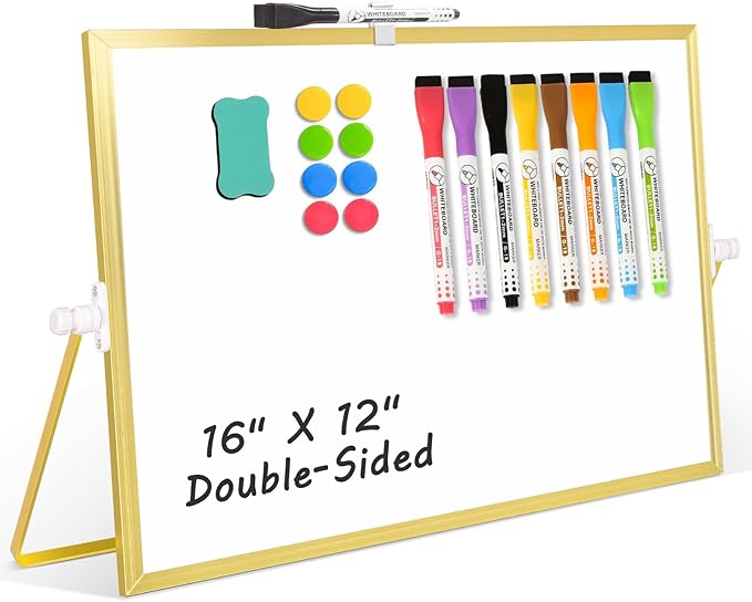 Double-Sided Magnetic White Board by AMUSIGHT