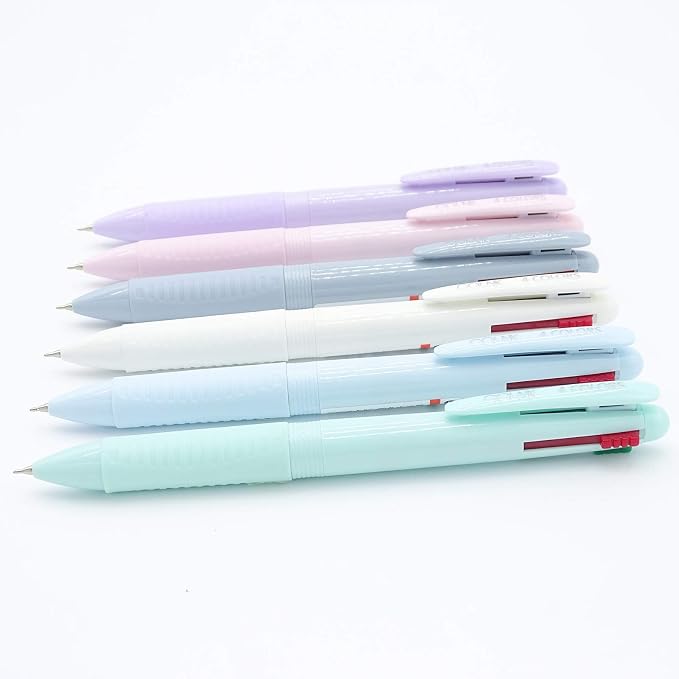 COLNK Multicolor Ballpoint Pen 0.5, 4-in-1 Colored Pens Fine Point, Ballpoint - Image 2