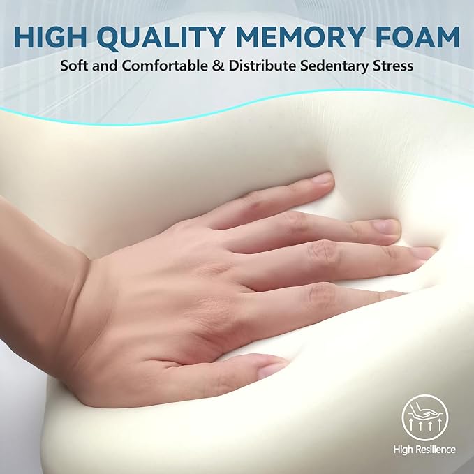 Seat Cushion & Lumbar Support Pillow - Image 3