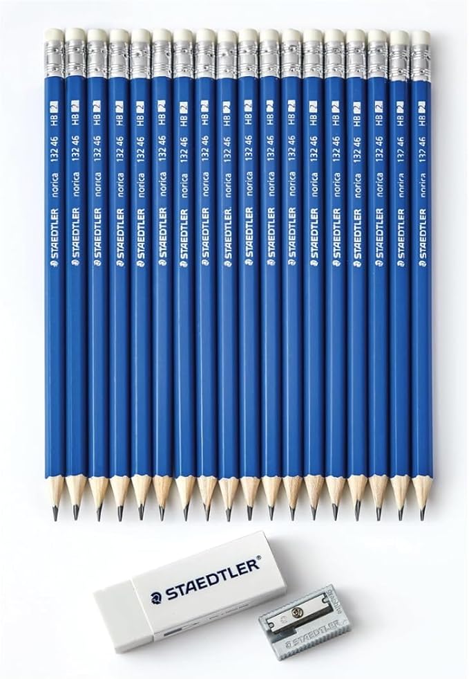 STAEDTLER Norica #2 HB Wood-Cased Pencil Set: 18 Pre-Sharpened Graphite Pencils - Image 3