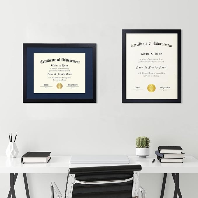 ELSKER&HOME 8.5x11 Certificate Frame Black - Image 5