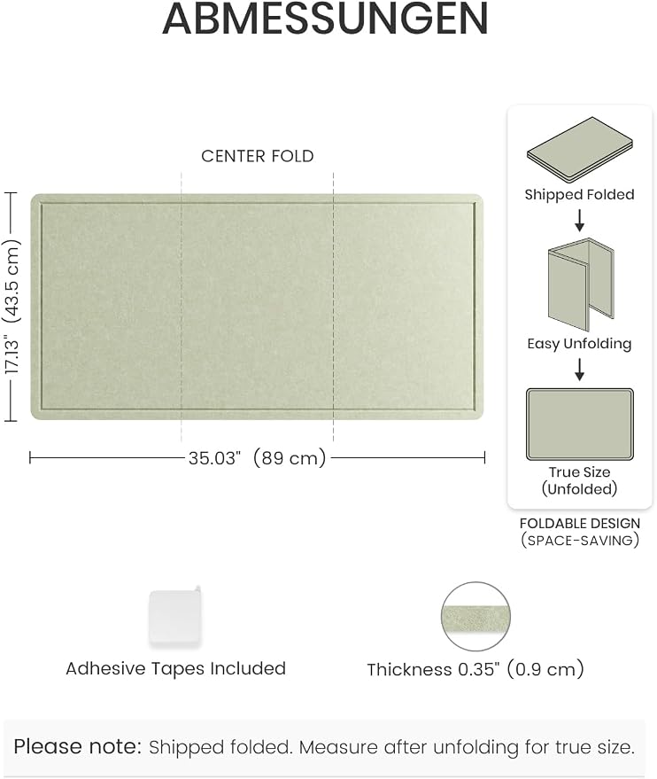 Bulletin Board, Foldable Felt Pin Board - Image 2