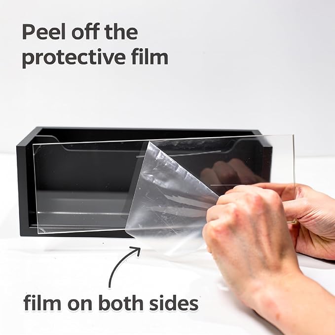 Mail Organizer with Clear Acrylic Dividers - Image 3